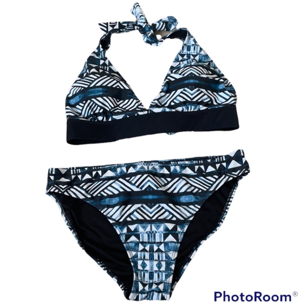 Donatella Geometric Design Bikini Large